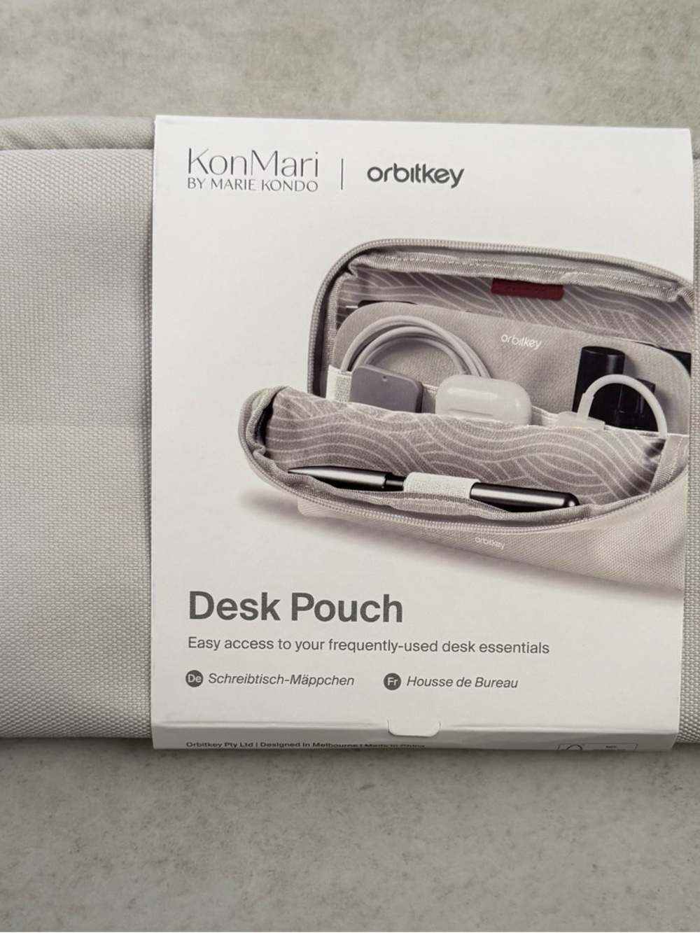 KonMari by Marie Kondo Orbitkey Desk Pouch